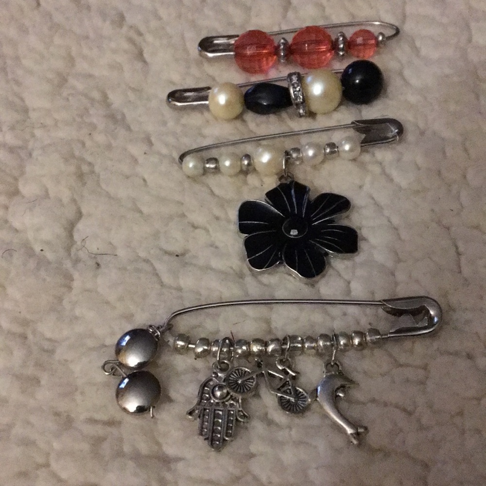 Safety Pin Jewelry 4 pcs.
